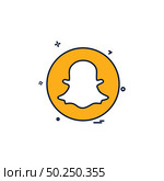 media network social snapchat icon vector design. Стоковая иллюстрация, агентство Ingram Publishing / Фотобанк Лори
