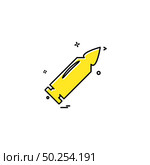 ammo bullet military  icon vector design. Стоковая иллюстрация, агентство Ingram Publishing / Фотобанк Лори