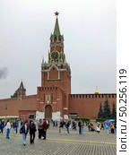 Спасская башня Московского Кремля. Редакционное фото, фотограф stargal / Фотобанк Лори