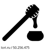 Honey drips from honey spoon into pot Stick with wooden and jar liquid nectar icon black color vector illustration flat style simple image. Honey drips from honey spoon into pot Stick with wooden and jar liquid nectar icon black color vector illustration flat style image. Стоковая иллюстрация, агентство Ingram Publishing / Фотобанк Лори