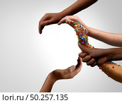 Spreading infectious disease and deadly contagious virus outbreak as a coronavirus outbreak and global pandemic or dangerous influenza flu spread and public medical health risk concept with 3D render elements. Стоковое фото, агентство Ingram Publishing / Фотобанк Лори