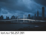 Sai Van Bridge in Macau at night. Стоковое фото, агентство Ingram Publishing / Фотобанк Лори