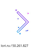 Right arrow icon design vector. Стоковая иллюстрация, агентство Ingram Publishing / Фотобанк Лори