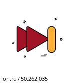 Forward Media icon design vector . Стоковая иллюстрация, агентство Ingram Publishing / Фотобанк Лори