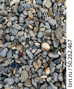 Rough gray pebbles from the seashore in a continuous layer. Stones, decor, bg. Стоковое фото, фотограф Кирилл Зотов / Фотобанк Лори