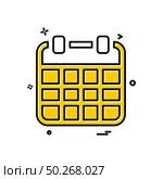 Calender icon design vector. Стоковая иллюстрация, агентство Ingram Publishing / Фотобанк Лори