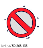 not allowed icon design vector. Стоковая иллюстрация, агентство Ingram Publishing / Фотобанк Лори