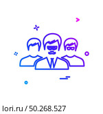 Group avatar icon design vector. Стоковая иллюстрация, агентство Ingram Publishing / Фотобанк Лори