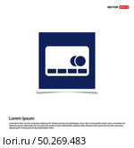 cassette Icon - Blue photo Frame. Стоковая иллюстрация, агентство Ingram Publishing / Фотобанк Лори