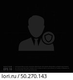 Protected user icon. Стоковая иллюстрация, агентство Ingram Publishing / Фотобанк Лори