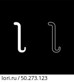 Iota greek symbol small letter lowercase font icon outline set white color vector illustration flat style simple image. Iota greek symbol small letter lowercase font icon outline set white color vector illustration flat style image. Стоковая иллюстрация, агентство Ingram Publishing / Фотобанк Лори