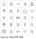 25 Editable Vector Line Icons and Modern Symbols of errors, build, beach, picnic, sea Vector Illustration. Стоковая иллюстрация, агентство Ingram Publishing / Фотобанк Лори