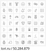 Modern Vector Line Illustration of 49 Simple Line Icons of photo, camera, nut, camera, eject Vector Illustration. Стоковая иллюстрация, агентство Ingram Publishing / Фотобанк Лори