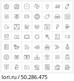 Line Icon Set of 49 Modern Symbols of ice cream, blood pressure, minimize, hospital, medical Vector Illustration. Стоковая иллюстрация, агентство Ingram Publishing / Фотобанк Лори