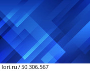 Abstract blue geometric shape overlay layer background technology style. Vector illustration. Стоковая иллюстрация, агентство Ingram Publishing / Фотобанк Лори