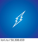 thunder storm sign theme vector art illustration. thunder storm sign. Стоковая иллюстрация, агентство Ingram Publishing / Фотобанк Лори