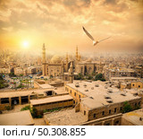 View of the Mosque Sultan Hassan in Cairo. Стоковое фото, агентство Ingram Publishing / Фотобанк Лори