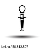 Alpinist Camalot Icon. Black on White Background With Shadow. Vector Illustration. Стоковая иллюстрация, агентство Ingram Publishing / Фотобанк Лори