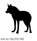 Maned Wolf silhouette. Smooth and clean lines. High detailed Maned Wolf silhouette. Vector Illustration.. wolves and martens silhouettes set. Стоковая иллюстрация, агентство Ingram Publishing / Фотобанк Лори
