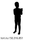Silhouette boy holding smartphone phone playing tablet male using communication tool adolescent looking phone addiction concept dependency from modern technologies black color vector illustration flat style simple image. Silhouette boy holding smartphone phone playing tablet male using communication tool adolescent looking phone addiction concept dependency from modern technologies black color vector illustration flat style image. Стоковая иллюстрация, агентство Ingram Publishing / Фотобанк Лори