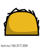 Hay Stack Icon. Editable Bold Outline With Color Fill Design. Vector Illustration. Стоковая иллюстрация, агентство Ingram Publishing / Фотобанк Лори