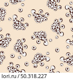 Seamles Pattern Of Blueberry. Hand Drawn Sketch. Retro Vintage Design. Vector Illustration. Стоковая иллюстрация, агентство Ingram Publishing / Фотобанк Лори