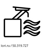 Icon Of Diving Stand. Bold outline design with editable stroke width. Vector Illustration. Стоковая иллюстрация, агентство Ingram Publishing / Фотобанк Лори