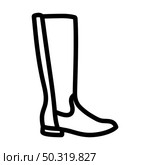 Autumn Woman Boot Icon. Bold outline design with editable stroke width. Vector Illustration. Стоковая иллюстрация, агентство Ingram Publishing / Фотобанк Лори