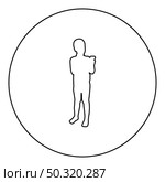 Boy holding smartphone phone Playing tablet Male using communication tool Adolescent looking phone addiction Concept dependency from modern technologies  silhouette in circle round black color vector illustration contour outline style image simple image. Boy holding smartphone phone Playing tablet Male using communication tool Adolescent looking phone addiction Concept dependency from modern technologies silhouette in circle round black color vector illustration contour outline style image . Стоковая иллюстрация, агентство Ingram Publishing / Фотобанк Лори