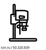 Icon Of Photo Enlarger. Bold outline design with editable stroke width. Vector Illustration. Стоковая иллюстрация, агентство Ingram Publishing / Фотобанк Лори
