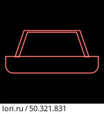 Neon carpet red color vector illustration flat style light image. Neon carpet red color vector illustration flat style image. Стоковая иллюстрация, агентство Ingram Publishing / Фотобанк Лори