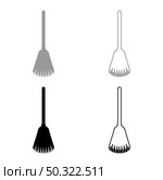Broom Besom made from twigs Tool for cleaning Sweep concept Panicle Halloween accessory set icon grey black color vector illustration flat style simple image. Broom Besom made from twigs Tool for cleaning Sweep concept Panicle Halloween accessory set icon grey black color vector illustration flat style image. Стоковая иллюстрация, агентство Ingram Publishing / Фотобанк Лори