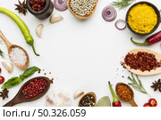 diveristy condiments frame with copy space. Resolution and high quality beautiful photo. diveristy condiments frame with copy space. High quality beautiful photo concept. Стоковое фото, агентство Ingram Publishing / Фотобанк Лори