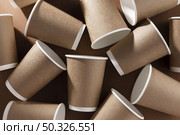 coffee go cardboard cups top view. Resolution and high quality beautiful photo. coffee go cardboard cups top view. High quality beautiful photo concept. Стоковое фото, агентство Ingram Publishing / Фотобанк Лори