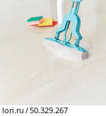 cleaning concept with mop. High resolution photo. cleaning concept with mop. High quality photo. Стоковое фото, агентство Ingram Publishing / Фотобанк Лори
