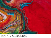 multicolour colourful background acrylic pouring. Стоковое фото, агентство Ingram Publishing / Фотобанк Лори