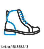 Woman Boot Icon. Editable Bold Outline With Color Fill Design. Vector Illustration. Стоковая иллюстрация, агентство Ingram Publishing / Фотобанк Лори