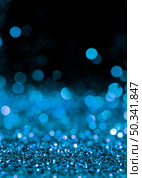 blue shimmering glitter. Стоковое фото, агентство Ingram Publishing / Фотобанк Лори