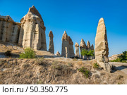 Love valley in Goreme national park. Cappadocia, Turkey. Стоковое фото, агентство Ingram Publishing / Фотобанк Лори