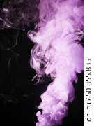 close up pink smoke overlay texture black background. Стоковое фото, агентство Ingram Publishing / Фотобанк Лори