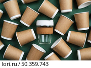composition wasteful disposable tableware. Стоковое фото, агентство Ingram Publishing / Фотобанк Лори