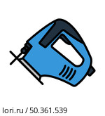 Icon Of Jigsaw Icon. Editable Bold Outline With Color Fill Design. Vector Illustration. Стоковая иллюстрация, агентство Ingram Publishing / Фотобанк Лори