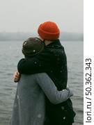 front view beautiful happy couple. Стоковое фото, агентство Ingram Publishing / Фотобанк Лори