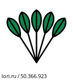 Crossbow Bolts Icon. Editable Bold Outline With Color Fill Design. Vector Illustration. Стоковая иллюстрация, агентство Ingram Publishing / Фотобанк Лори