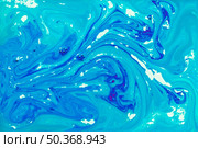 dark blue mix teal acrylic vibrant colors backdrop. Стоковое фото, агентство Ingram Publishing / Фотобанк Лори