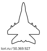 Jet plane fighter reactive pursuit military contour outline line icon black color vector illustration image thin flat style simple. Jet plane fighter reactive pursuit military contour outline line icon black color vector illustration image thin flat style. Стоковая иллюстрация, агентство Ingram Publishing / Фотобанк Лори