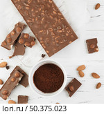 top view chocolate stuff. Стоковое фото, агентство Ingram Publishing / Фотобанк Лори