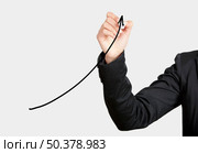 Beautiful woman drawing a chart with a recent ascent of the company. Стоковое фото, агентство Ingram Publishing / Фотобанк Лори
