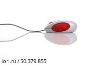 Optical notebook wheel mouse with reflection. Стоковое фото, агентство Ingram Publishing / Фотобанк Лори