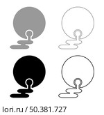 Oil flowing from barrel fuel flows out Environmental pollution crude spill set icon grey black color vector illustration image simple solid fill outline contour line thin flat style. Oil flowing from barrel fuel flows out Environmental pollution crude spill set icon grey black color vector illustration image solid fill outline contour line thin flat style. Стоковая иллюстрация, агентство Ingram Publishing / Фотобанк Лори